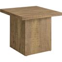 The appearance of Devar Square Engineered Wood End Table Mango designed by Coaster in the country / farmhouse interior design. This mango piece of furniture was selected by 1StopBedrooms from Devar Collection to add a touch of cosiness and style into your home. Sku: 708067. Material: Wood.