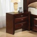 Zosimo Nightstand In Dark Cherry