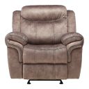 The appearance of Zubaida Chocolate Glider Recliner designed by ACME in the modern / contemporary interior design. This chocolate piece of furniture was selected by 1StopBedrooms from Zubaida Collection to add a touch of cosiness and style into your home. Sku: 55022. Material: Metal.