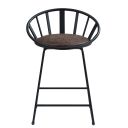 The appearance of Zudora Counter Height ChairSet of 2 In Black designed by ACME in the industrial interior design. This black piece of furniture  was selected by 1StopBedrooms from Zudora Collection to add a touch of cosiness and style into your home. Sku: DN01756. Material: Wood.