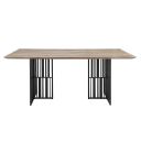 The appearance of Zudora Dining Table In Antique Oak designed by ACME in the industrial interior design. This antique oak piece of furniture was selected by 1StopBedrooms from Zudora Collection to add a touch of cosiness and style into your home. Sku: DN01757. Material: Wood. Table Top Shape: Rectangular. Size: 42" x 72".