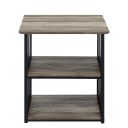 The appearance of Zudora Nightstand In Antique Oak designed by ACME in the industrial interior design. This antique oak piece of furniture  was selected by 1StopBedrooms from Zudora Collection to add a touch of cosiness and style into your home. Sku: BD01749. Material: Wood.