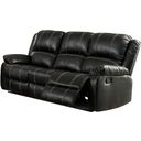 The appearance of Zuriel Motion Sofa In Black designed by ACME in the modern / contemporary interior design. This black piece of furniture was selected by 1StopBedrooms from Zuriel Collection to add a touch of cosiness and style into your home. Sku: LV52285. Material: PU.