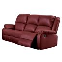 The appearance of Zuriel Motion Sofa In Red designed by ACME in the modern / contemporary interior design. This red piece of furniture was selected by 1StopBedrooms from Zuriel Collection to add a touch of cosiness and style into your home. Sku: LV52150. Material: PU.