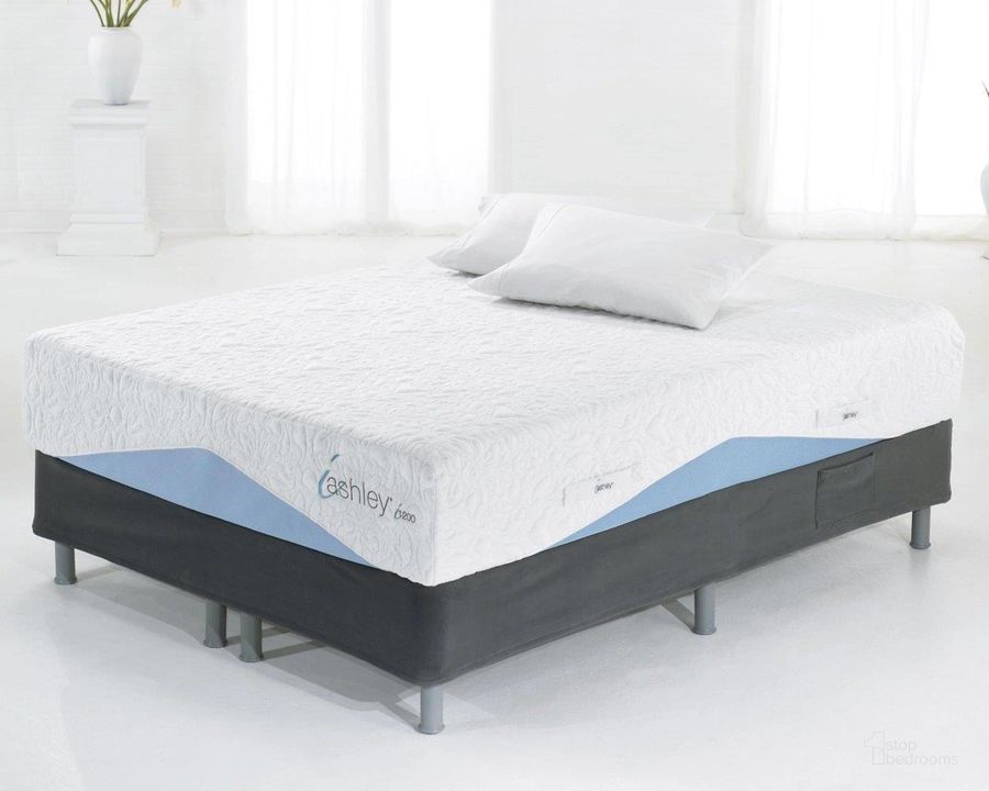 The appearance of 12 Inch Chime Elite King Adjustable Base with Mattress In Black designed by Signature Design by Ashley in the traditional interior design. This black piece of furniture  was selected by 1StopBedrooms from 12 Inch Ashley Hybrid Collection to add a touch of cosiness and style into your home. Sku: M67441;M9X842. Material: Fabric. Size: King. Product Type: Adjustable Base. Image1