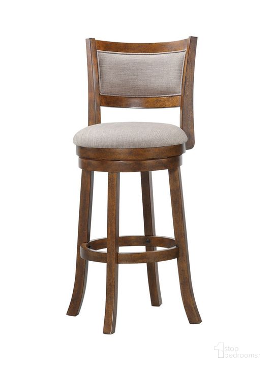 The appearance of 29 Inch Swivel Stool In Burnt Brown designed by Avalon Furniture in the traditional interior design. This brown piece of furniture  was selected by 1StopBedrooms from  to add a touch of cosiness and style into your home. Sku: D01811 BS. Product Type: Barstool. Material: Rubberwood.