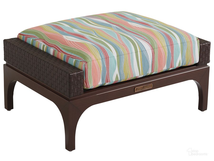 The appearance of Abaco Ottoman designed by Tommy Bahama in the coastal interior design. This  piece of furniture  was selected by 1StopBedrooms from Abaco Collection to add a touch of cosiness and style into your home. Sku: 01-3420-44-40. Product Type: Outdoor Ottoman. Image1