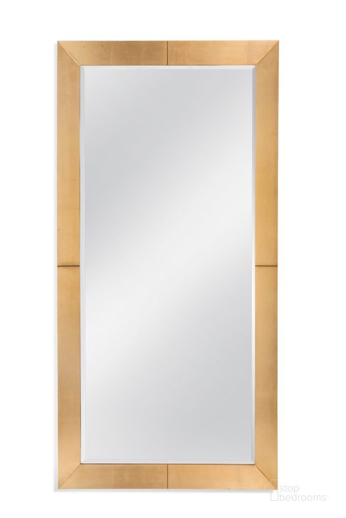 The appearance of Agatha Leaner Mirror In Gold designed by Bassett Mirror Company in the glam interior design. This gold piece of furniture  was selected by 1StopBedrooms from  to add a touch of cosiness and style into your home. Sku: M4365BEC. Material: Wood. Product Type: Wall Mirror. Image1