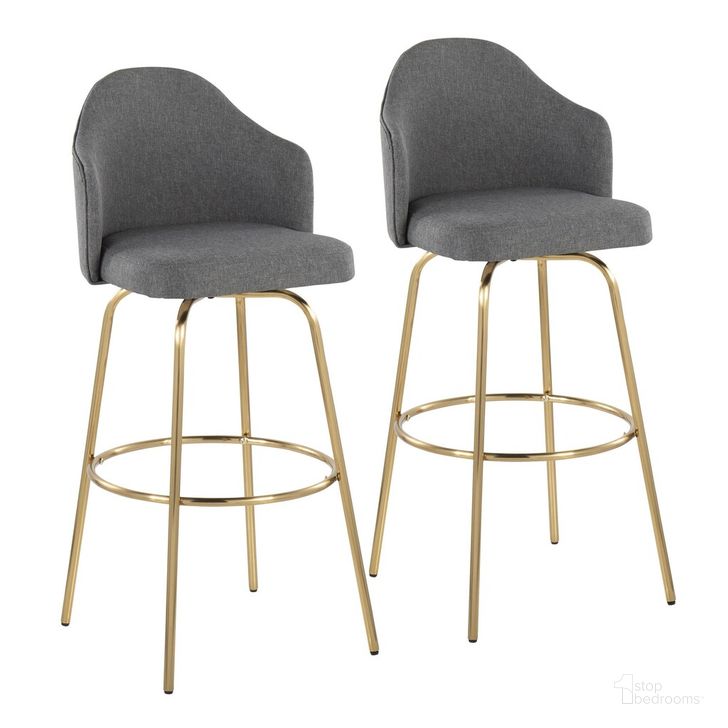 The appearance of Ahoy Bar Stool Set of 2 In Grey designed by Lumisource in the modern / contemporary interior design. This grey piece of furniture  was selected by 1StopBedrooms from Ahoy Collection to add a touch of cosiness and style into your home. Sku: B30-AHOYUP CLAIREG2 AUGY2. Material: Metal. Product Type: Barstool. Image1
