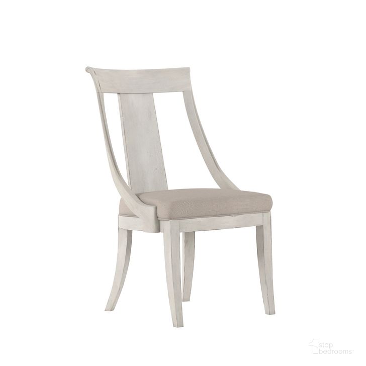 The appearance of Alcove Side Chair Set of 2 In Washed Maple White designed by A.R.T. in the traditional interior design. This white piece of furniture  was selected by 1StopBedrooms from Alcove Collection to add a touch of cosiness and style into your home. Sku: 321206-2817. Material: Wood. Product Type: Side Chair. Image1