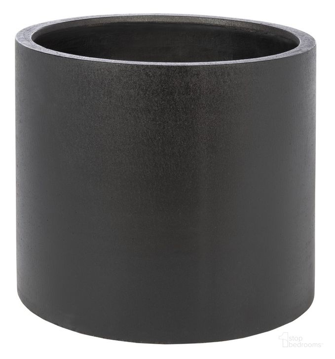 The appearance of Alia Planter in Black designed by Safavieh in the transitional interior design. This black piece of furniture  was selected by 1StopBedrooms from Alia Collection to add a touch of cosiness and style into your home. Sku: PAT1517A. Product Type: Planter. Image1