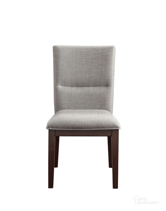 The appearance of Amalie Side Chair In Beige designed by Steve Silver in the modern / contemporary interior design. This beige piece of furniture  was selected by 1StopBedrooms from Amalie Collection to add a touch of cosiness and style into your home. Sku: AL4848SB. Product Type: Side Chair. Material: MDF. Image1