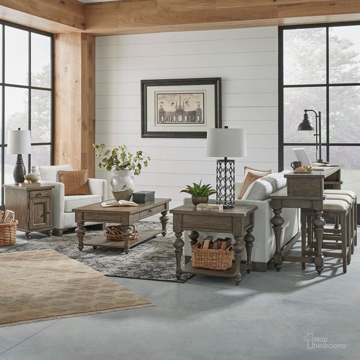 The appearance of Americana Farmhouse Dusty Taupe Rectangular Occasional Table Set designed by Liberty in the traditional interior design. This brown piece of furniture  was selected by 1StopBedrooms from Americana Farmhouse Collection to add a touch of cosiness and style into your home. Sku: 615-OT1010;615-OT1022. Product Type: Occasional Table Set. Material: Rubberwood. Image1