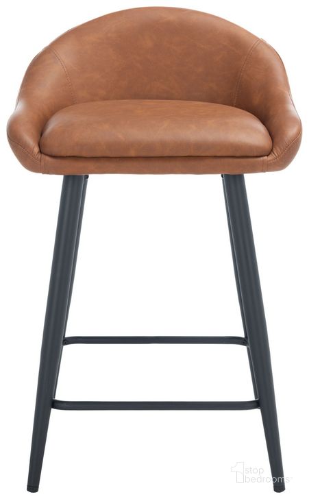 The appearance of Anson Counter Stool in Cigar designed by Safavieh in the modern / contemporary interior design. This cigar piece of furniture  was selected by 1StopBedrooms from Anson Collection to add a touch of cosiness and style into your home. Sku: BST7504A. Material: Steel. Product Type: Barstool. Image1