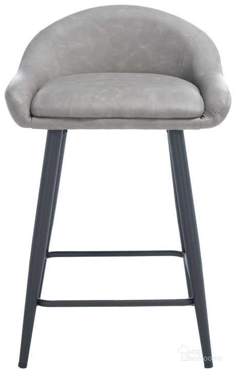 The appearance of Anson Counter Stool in Grey designed by Safavieh in the modern / contemporary interior design. This grey piece of furniture  was selected by 1StopBedrooms from Anson Collection to add a touch of cosiness and style into your home. Sku: BST7504C. Material: Steel. Product Type: Barstool. Image1