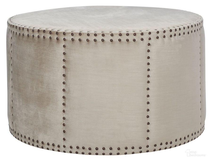 The appearance of Antique Sage Sherri Ottoman designed by Safavieh in the traditional interior design. This sage piece of furniture  was selected by 1StopBedrooms from Antique Collection to add a touch of cosiness and style into your home. Sku: MCR4640C. Product Type: Ottoman. Material: Stainless Steel. Image1