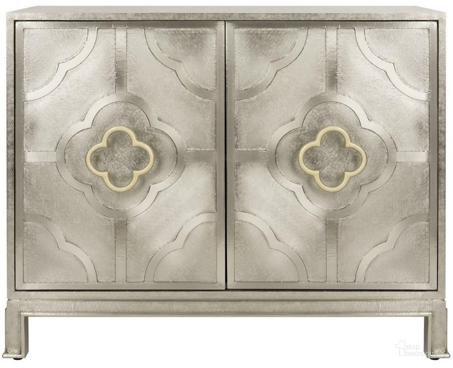 The appearance of Antonella Dresser In Champagne designed by Safavieh Couture in the modern / contemporary interior design. This champagne piece of furniture  was selected by 1StopBedrooms from Antonella Collection to add a touch of cosiness and style into your home. Sku: SFV5529A. Material: Metal. Product Type: Buffets, Sideboards and Server. Image1