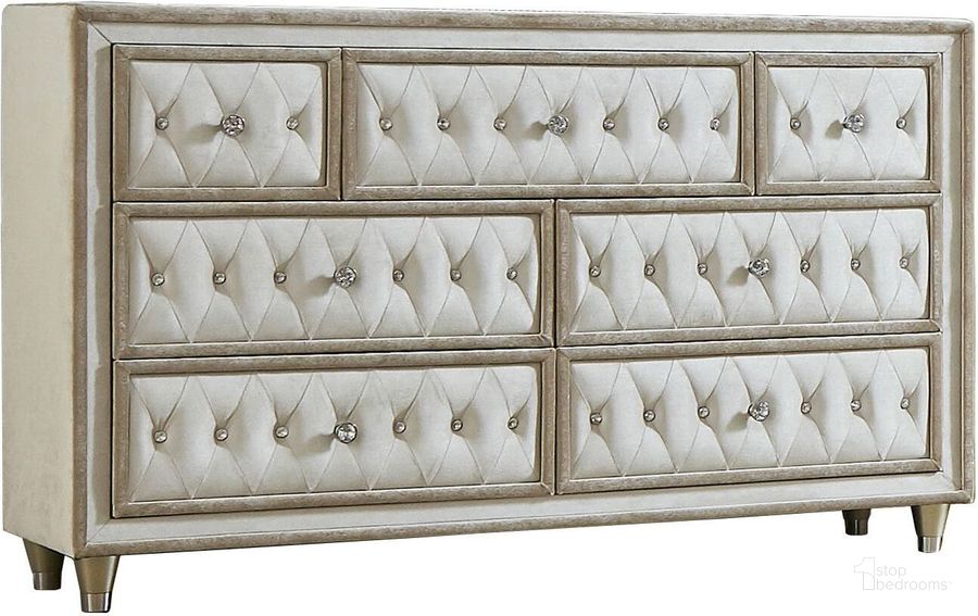 Antonella Ivory And Camel Dresser