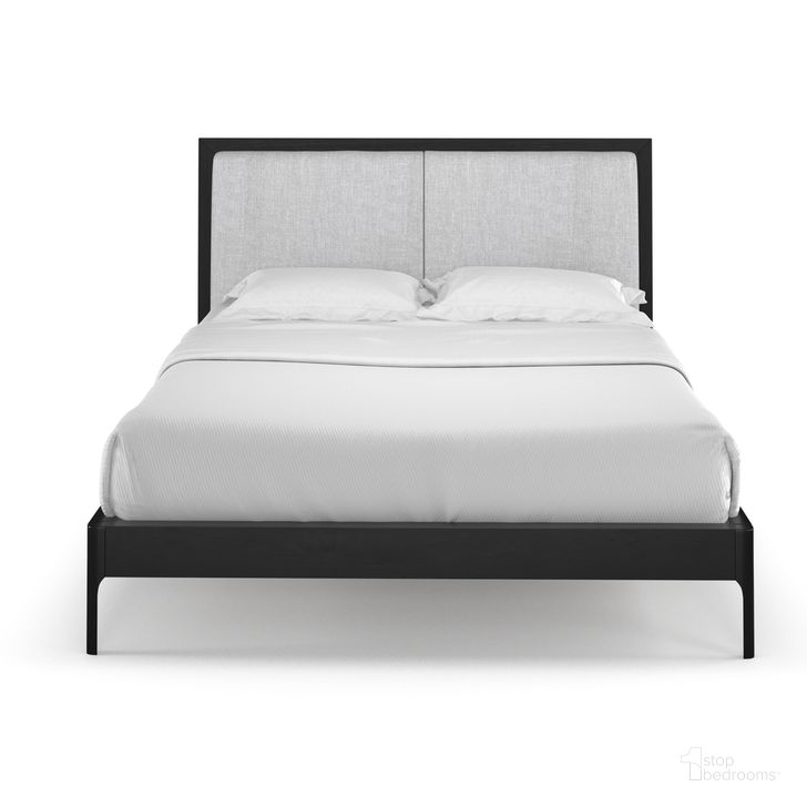The appearance of Anushka Queen Size Bed In Black designed by Aeons in the  interior design. This black piece of furniture  was selected by 1StopBedrooms from Hej Collection to add a touch of cosiness and style into your home. Sku: AE6888-Black-1;AE6888-Black-2;AE6888-Black-3. Material: Wood. Product Type: Bed. Bed Size: Queen. Image1