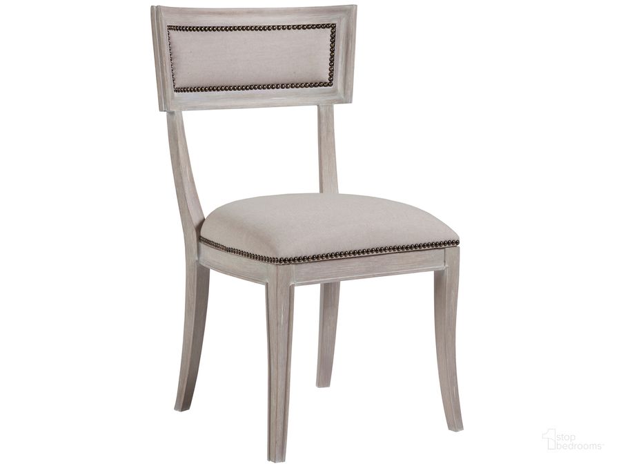 The appearance of Aperitif Bianco Side Chair designed by Artistica Home in the transitional interior design. This white piece of furniture  was selected by 1StopBedrooms from Aperitif Collection to add a touch of cosiness and style into your home. Sku: 01-2000-880-40-01. Product Type: Side Chair. Image1
