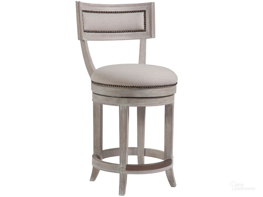 The appearance of Aperitif Bianco Swivel Counter Stool designed by Artistica Home in the transitional interior design. This white piece of furniture  was selected by 1StopBedrooms from Aperitif Collection to add a touch of cosiness and style into your home. Sku: 01-2000-895-40-01. Product Type: Barstool.