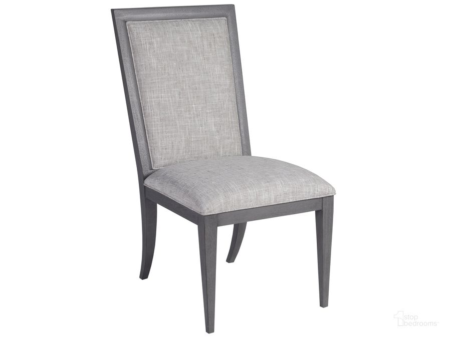 The appearance of Appellation Upholstered Side Chair designed by Artistica Home in the transitional interior design. This gray piece of furniture  was selected by 1StopBedrooms from Appellation Collection to add a touch of cosiness and style into your home. Sku: 01-2200-880-01. Product Type: Side Chair. Image1