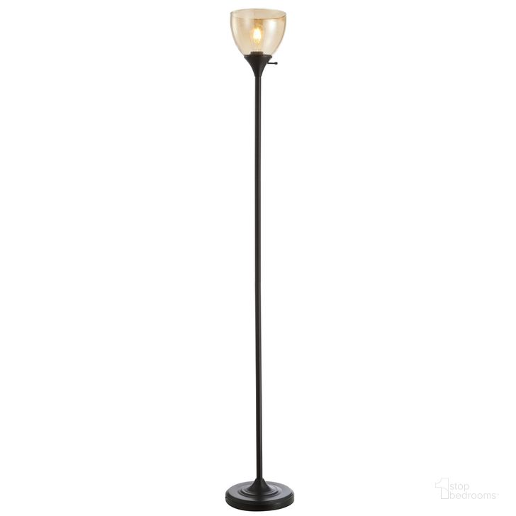 The appearance of Arabella Black Floor Lamp designed by Safavieh in the modern / contemporary interior design. This black piece of furniture  was selected by 1StopBedrooms from Safavieh FLL Collection to add a touch of cosiness and style into your home. Sku: FLL4056A. Product Type: Floor Lamp. Image1