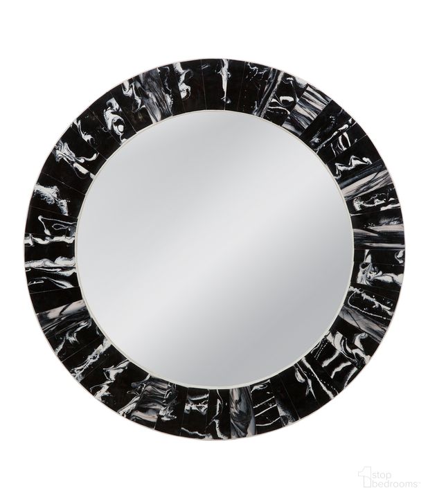 The appearance of Argentella Wall Mirror In Black designed by Bassett Mirror Company in the modern / contemporary interior design. This black piece of furniture  was selected by 1StopBedrooms from  to add a touch of cosiness and style into your home. Sku: M4905. Product Type: Wall Mirror. Material: Resin. Image1