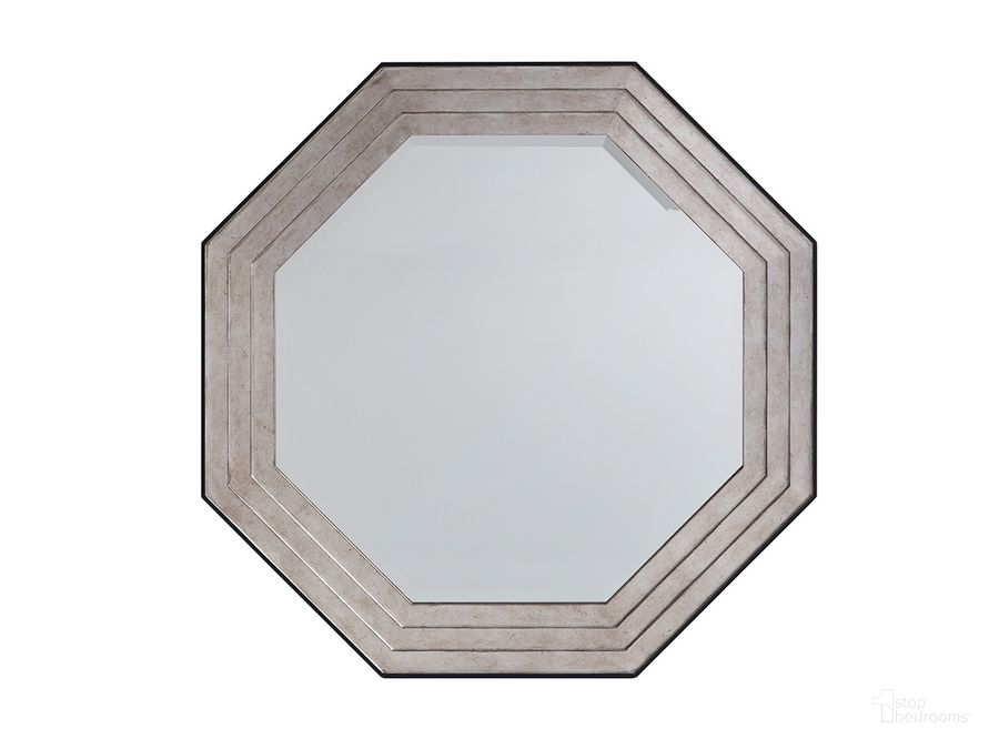 The appearance of Ariana Latour Octagonal Mirror designed by Lexington in the modern / contemporary interior design. This silver piece of furniture  was selected by 1StopBedrooms from Ariana Collection to add a touch of cosiness and style into your home. Sku: 01-0733-201. Material: Marble. Product Type: Wall Mirror. Image1