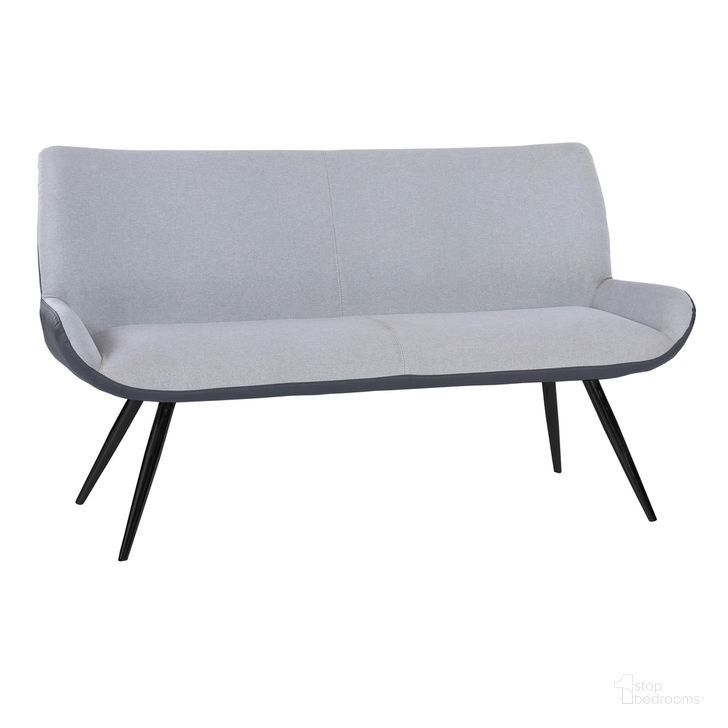 The appearance of Coronado Contemporary Bench In Brushed Gray Powder Coated Finish and Gray Fabric designed by Armen Living in the modern / contemporary interior design. This pewter piece of furniture  was selected by 1StopBedrooms from Coronado Collection to add a touch of cosiness and style into your home. Sku: LCCDBEPW;LCCDBEBGLG. Material: Fabric. Product Type: Bench. Image1