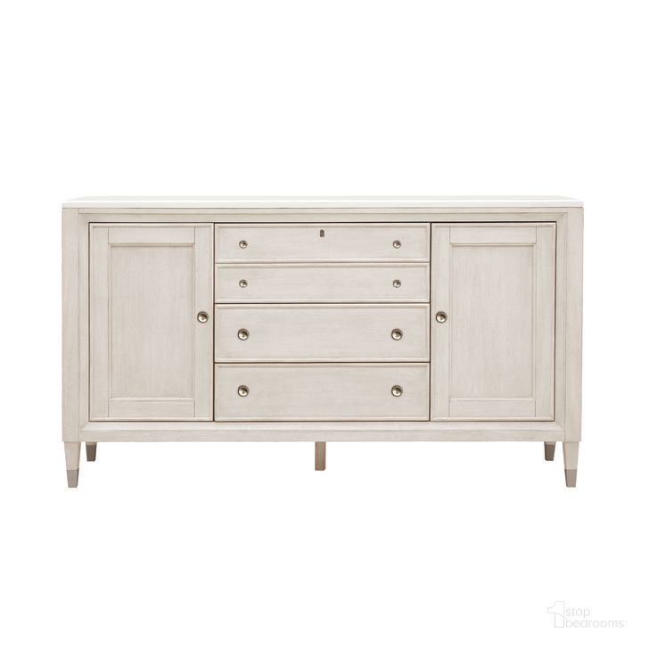 The appearance of Ashby Place 3-Drawer Buffet with Cabinets In Natural designed by Pulaski in the transitional interior design. This natural piece of furniture  was selected by 1StopBedrooms from Ashby Place Collection to add a touch of cosiness and style into your home. Sku: P359302. Product Type: Buffet. Material: Rubberwood. Image1