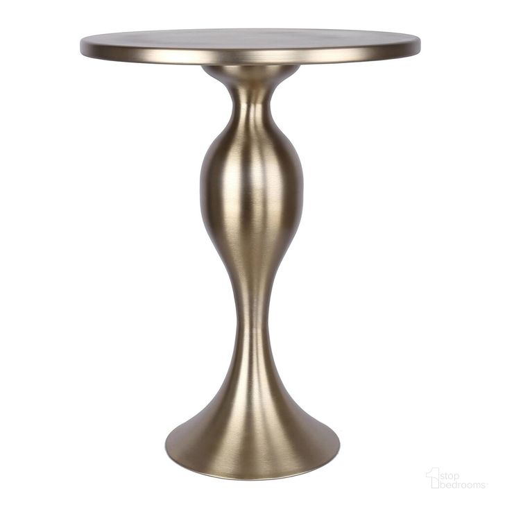 The appearance of Ashland 24 Inch Metal Accent Table In Gold designed by Lumisource in the modern / contemporary interior design. This gold piece of furniture  was selected by 1StopBedrooms from Ashland Collection to add a touch of cosiness and style into your home. Sku: TBS24-ASHLND AU. Material: Metal. Product Type: Accent Table. Image1