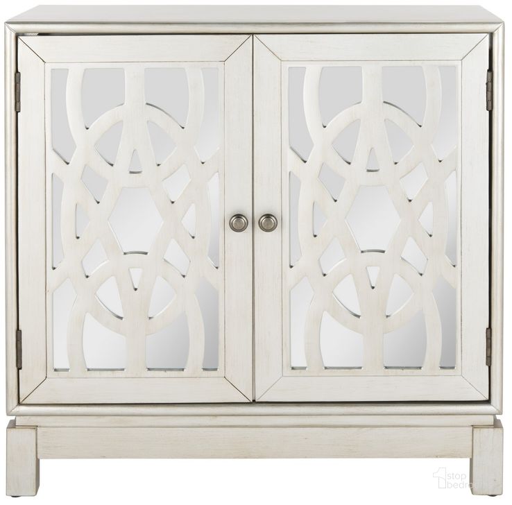 The appearance of Ashlynn Silver 2 Door Chest designed by Safavieh in the modern / contemporary interior design. This silver piece of furniture  was selected by 1StopBedrooms from Safavieh CHS Collection to add a touch of cosiness and style into your home. Sku: CHS9200A. Material: Wood. Product Type: Chest. Image1