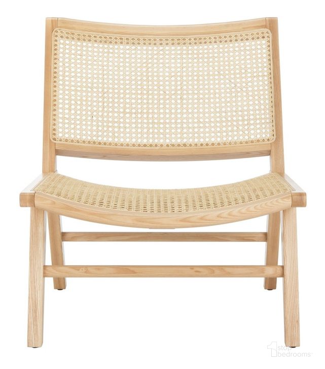 The appearance of Auckland Rattan Accent Chair In Natural designed by Safavieh Couture in the modern / contemporary interior design. This natural piece of furniture  was selected by 1StopBedrooms from Auckland Collection to add a touch of cosiness and style into your home. Sku: SFV4102B. Material: Wood. Product Type: Accent Chair. Image1