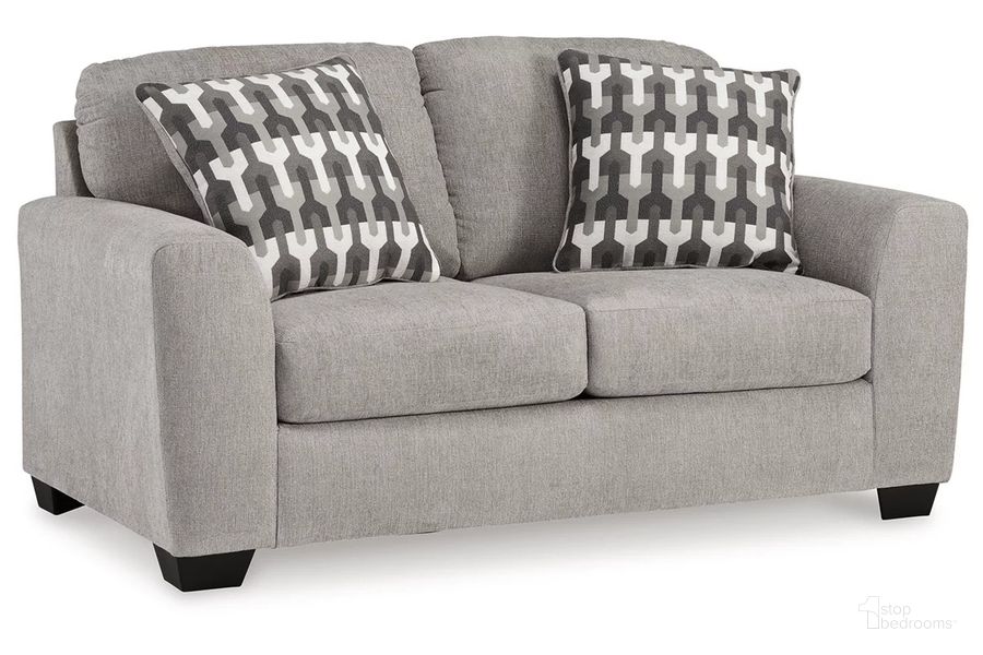 The appearance of Avenal Park Loveseat In Flannel designed by Signature Design by Ashley in the modern / contemporary interior design. This flannel piece of furniture  was selected by 1StopBedrooms from Avenal Park Collection to add a touch of cosiness and style into your home. Sku: 5080535. Material: Fabric. Product Type: Loveseat. Image1