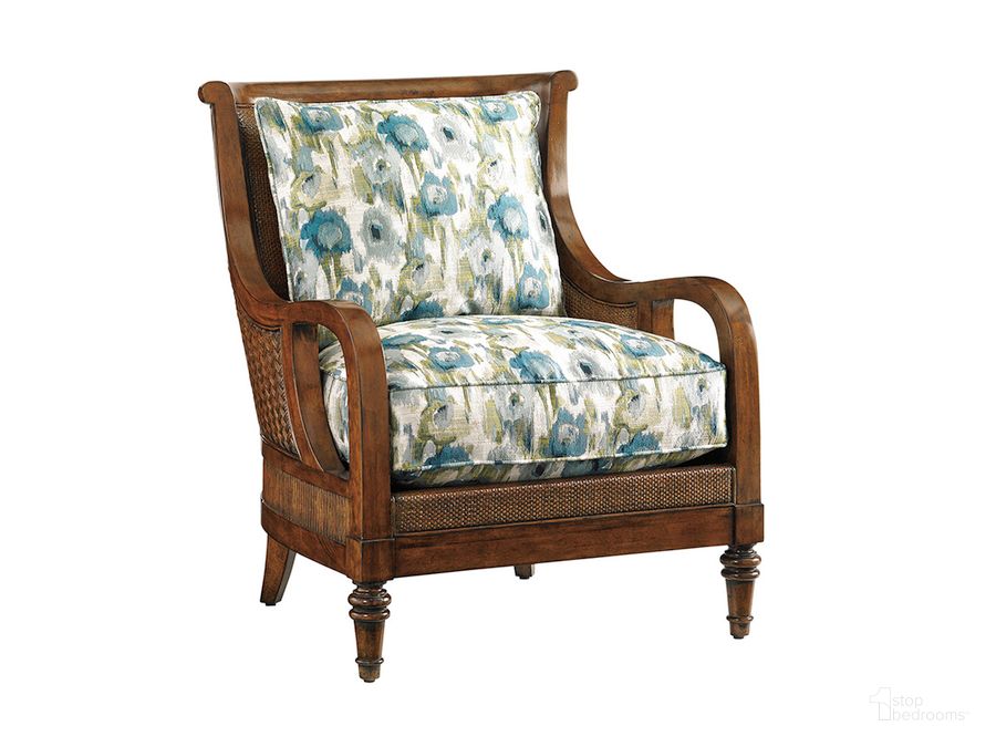 The appearance of Bali Hai Island Paradise Chair designed by Tommy Bahama in the coastal interior design. This  piece of furniture  was selected by 1StopBedrooms from Bali Hai Collection to add a touch of cosiness and style into your home. Sku: 01-1766-11-40. Product Type: Living Room Chair. Material: Rattan. Image1