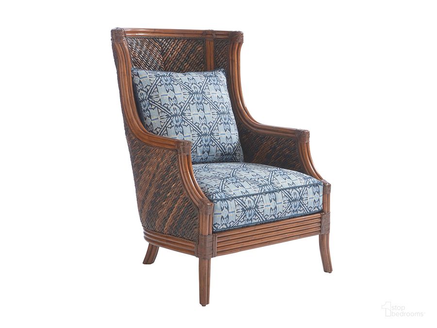 The appearance of Bali Hai Rum Beach Chair designed by Tommy Bahama in the coastal interior design. This  piece of furniture  was selected by 1StopBedrooms from Bali Hai Collection to add a touch of cosiness and style into your home. Sku: 01-1722-11-41. Product Type: Living Room Chair. Material: Rattan. Image1