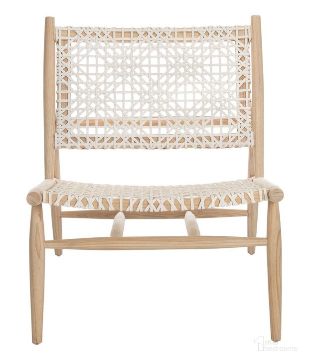 The appearance of Bandelier Accent Chair ACH1000D designed by Safavieh in the modern / contemporary interior design. This white piece of furniture  was selected by 1StopBedrooms from Elaine Collection to add a touch of cosiness and style into your home. Sku: ACH1000D. Material: Wood. Product Type: Accent Chair. Image1