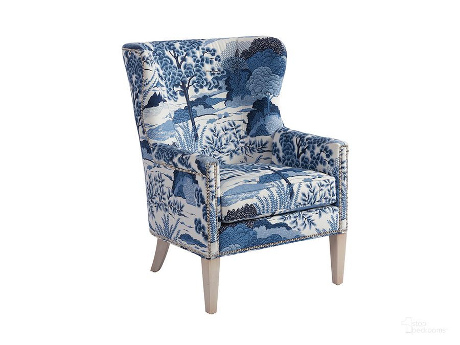 The appearance of Barclay Butera Upholstery Avery Wing Chair 01-5530-11AA-40 designed by Barclay Butera in the transitional interior design. This  piece of furniture  was selected by 1StopBedrooms from  to add a touch of cosiness and style into your home. Sku: 01-5530-11AA-40. Material: Wood. Product Type: Living Room Chair. Image1