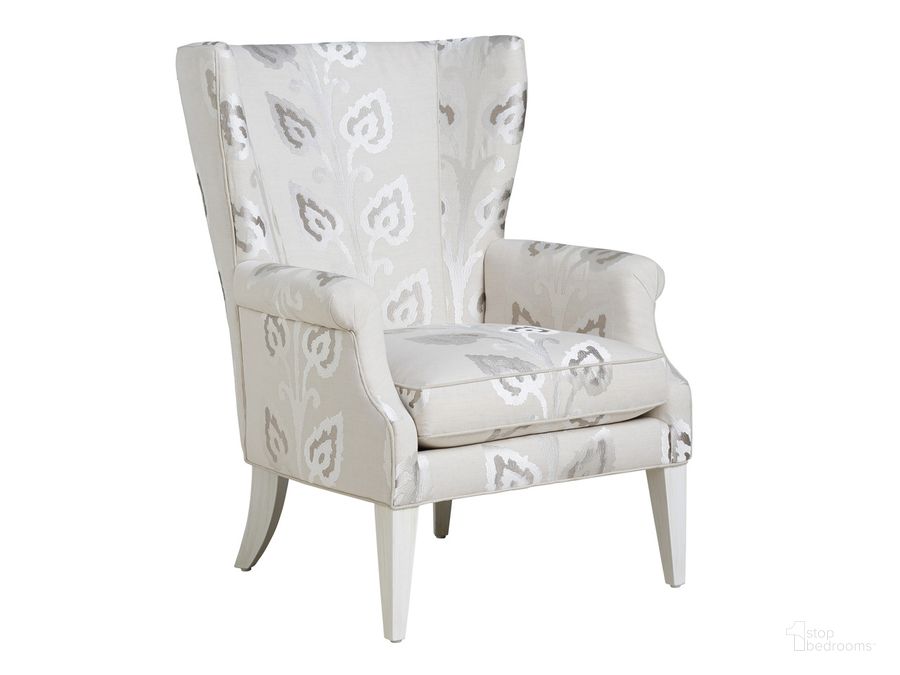 The appearance of Barclay Butera Upholstery Newton Wing Chair designed by Barclay Butera in the transitional interior design. This  piece of furniture  was selected by 1StopBedrooms from  to add a touch of cosiness and style into your home. Sku: 01-5521-11AA-40. Material: Wood. Product Type: Living Room Chair. Image1