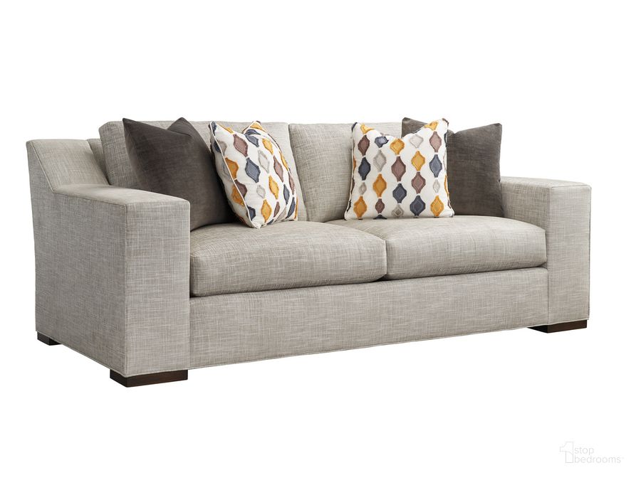The appearance of Barclay Butera Upholstery Shaws Cove Demi Sofa designed by Barclay Butera in the transitional interior design. This  piece of furniture  was selected by 1StopBedrooms from Barclay Butera Collection to add a touch of cosiness and style into your home. Sku: 01-5195-31-40. Product Type: Sofa. Image1