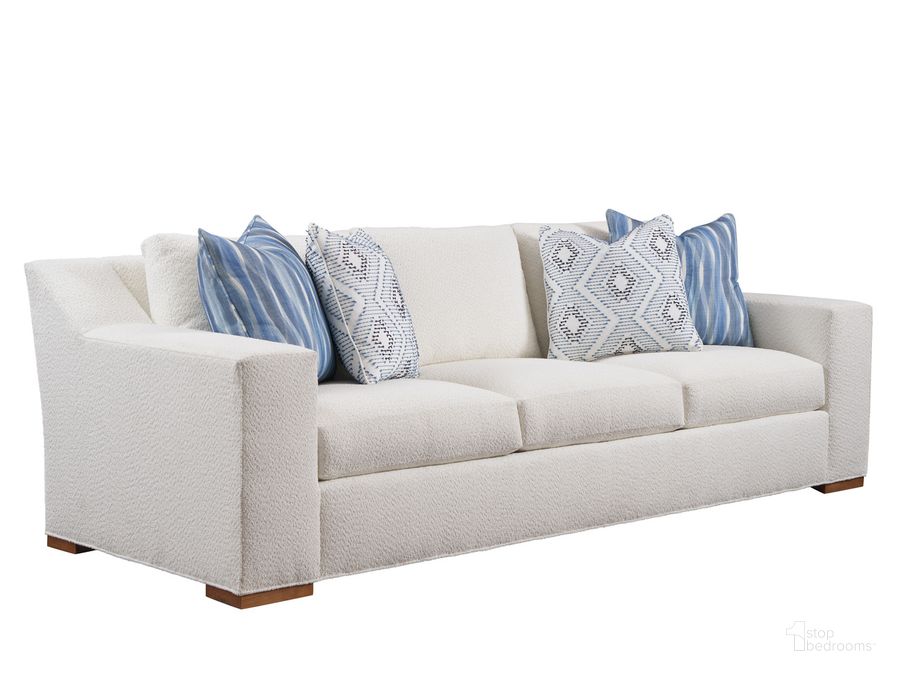 The appearance of Barclay Butera Upholstery Shaws Cove Sofa designed by Barclay Butera in the transitional interior design. This  piece of furniture  was selected by 1StopBedrooms from Barclay Butera Collection to add a touch of cosiness and style into your home. Sku: 01-5195-33-40. Product Type: Sofa. Image1
