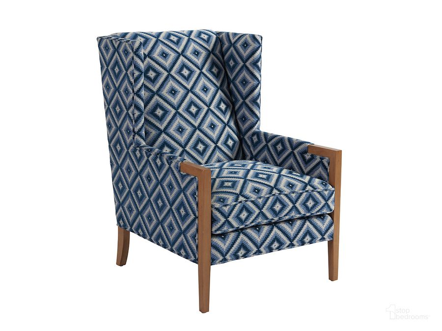 The appearance of Barclay Butera Upholstery Stratton Wing Chair 01-5520-11-42 designed by Barclay Butera in the transitional interior design. This  piece of furniture  was selected by 1StopBedrooms from  to add a touch of cosiness and style into your home. Sku: 01-5520-11-42. Material: Wood. Product Type: Living Room Chair. Image1
