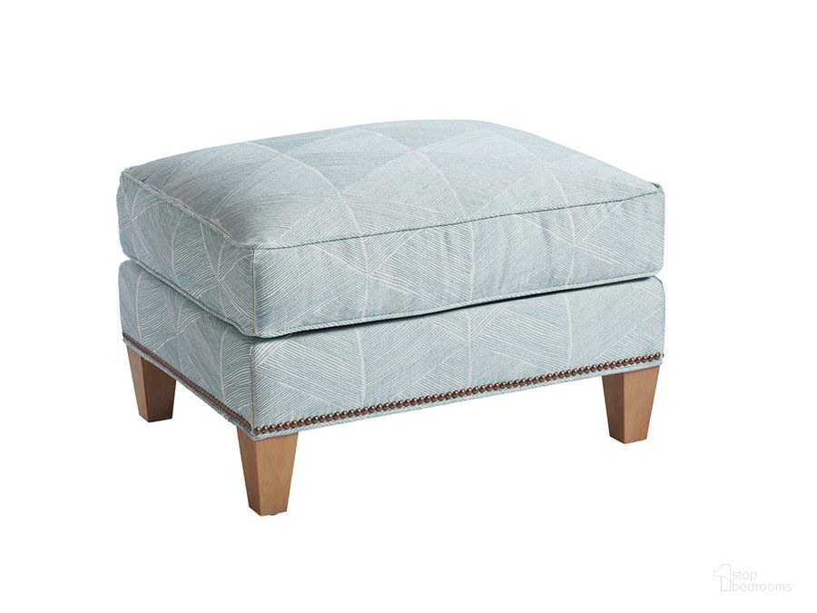 The appearance of Barclay Butera Upholstery Watermill Ottoman designed by Barclay Butera in the transitional interior design. This  piece of furniture  was selected by 1StopBedrooms from  to add a touch of cosiness and style into your home. Sku: 01-5150-44-40. Material: Wood. Product Type: Ottoman.