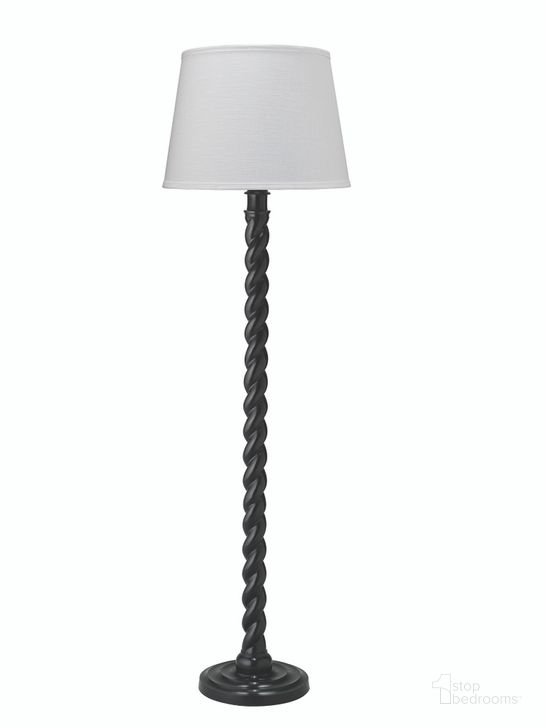 The appearance of Barley Metal Twist Floor Lamp designed by Jamie Young Company in the traditional interior design. This black piece of furniture  was selected by 1StopBedrooms from Barley Collection to add a touch of cosiness and style into your home. Sku: 1BARL-FLBK. Material: Metal. Product Type: Floor Lamp. Image1