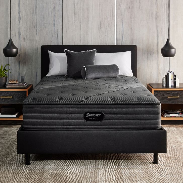 The appearance of Beautyrest Black L-Class Medium Full Mattress designed by Beautyrest in the modern / contemporary interior design. This black charcoal piece of furniture  was selected by 1StopBedrooms from Black Collection to add a touch of cosiness and style into your home. Sku: 700811471-1030. Product Type: Mattress. Bed Size: Full. Size: Full. Comfort Level: Medium. Mattress Top: Memory Foam Top. Mattress Type: Innerspring. Mattress Thickness: 13.5". Material: Foam. Comfort Level: Medium. Image1