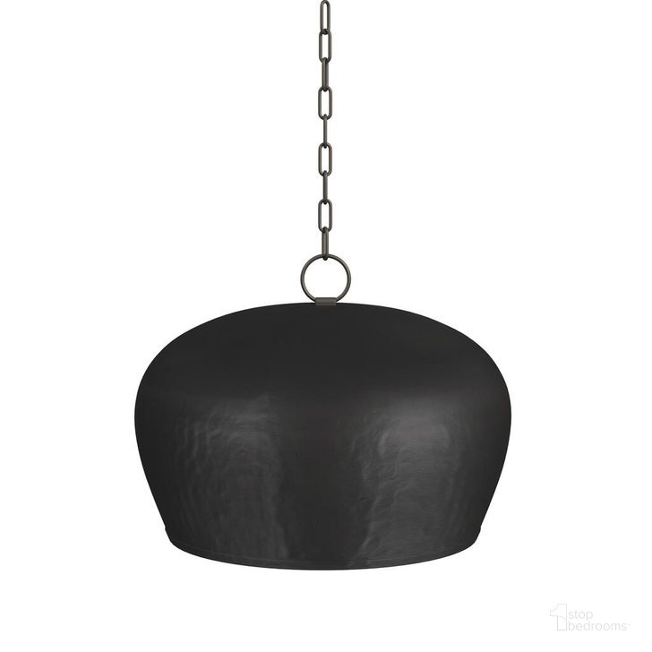 The appearance of Bell Pendant In Black designed by Bassett Mirror Company in the industrial interior design. This black piece of furniture  was selected by 1StopBedrooms from  to add a touch of cosiness and style into your home. Sku: L4187PEC. Material: Metal. Product Type: Pendant Lighting. Image1