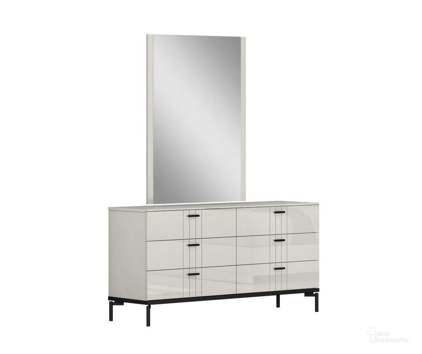 Bella Gray Lacquer Platform Bedroom Set by J&M 1StopBedrooms