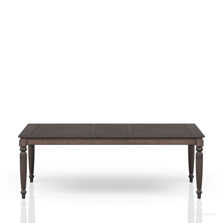 The appearance of Bellamy Lane Dining Table designed by Bernards in the traditional interior design. This chocolate piece of furniture  was selected by 1StopBedrooms from Bellamy Lane Collection to add a touch of cosiness and style into your home. Sku: 5910-500. Table Base Style: Legs. Material: Wood. Product Type: Dining Table. Table Top Shape: Rectangular. Size: 70". Image1