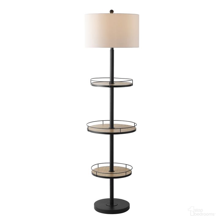 The appearance of Bello Floor Lamp in Matte Black designed by Safavieh in the modern / contemporary interior design. This matte black piece of furniture  was selected by 1StopBedrooms from Bello Collection to add a touch of cosiness and style into your home. Sku: FLL4078A. Material: MDF. Product Type: Floor Lamp. Image1